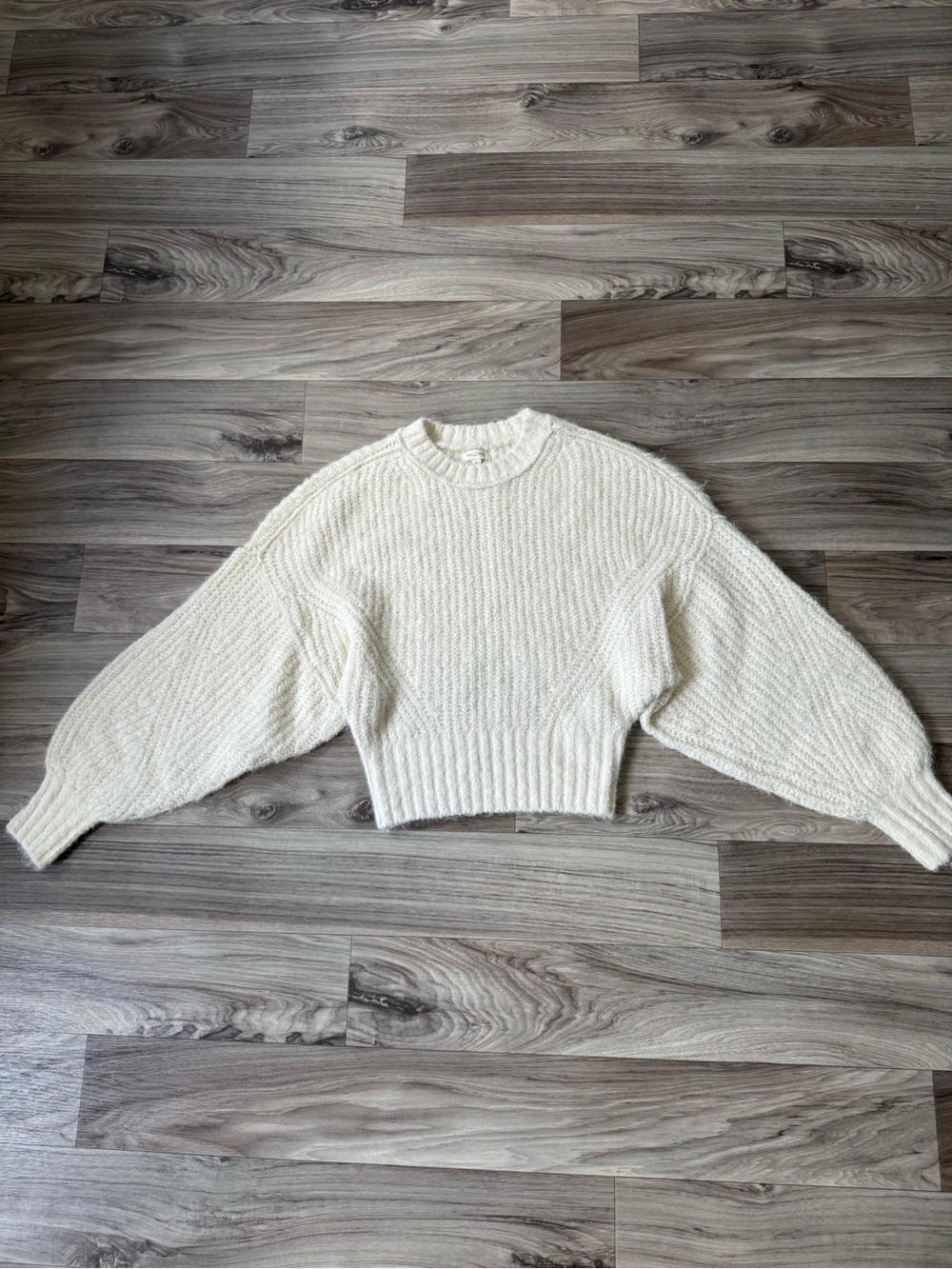 Pilcro Blake Slouchy-Sleeve Crew Neck Sweater Size Extra Small